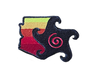AZ Sunset Glyph Sticker