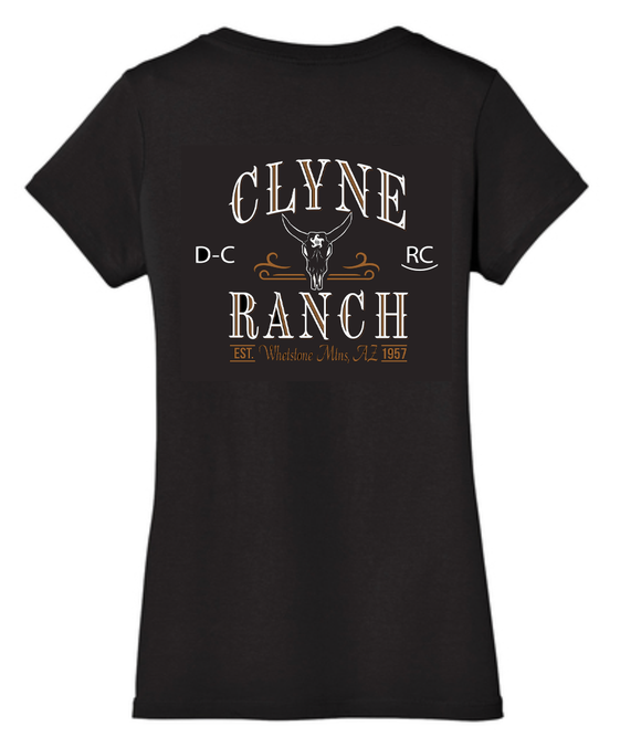 Clyne Ranch Ladies V-Neck
