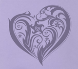 Swirl Heart Ladies Hoodie