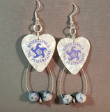 Guitar String & Custom RCPM Pick Earrings